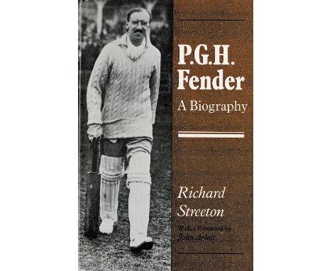 Signed Book P G H Fender A Biography by Richard Streeton First Edition 1981 Hardback Book with A Card Signed by P G H Fender 