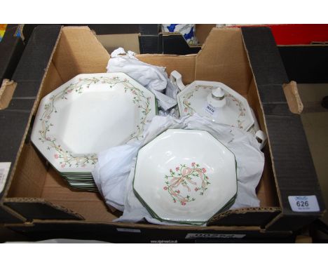 A quantity of 'Eternal Bow' dinner and tea service.