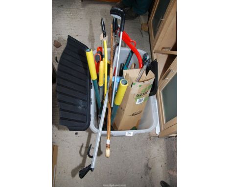 Garden tools, bow saws, loppers etc.