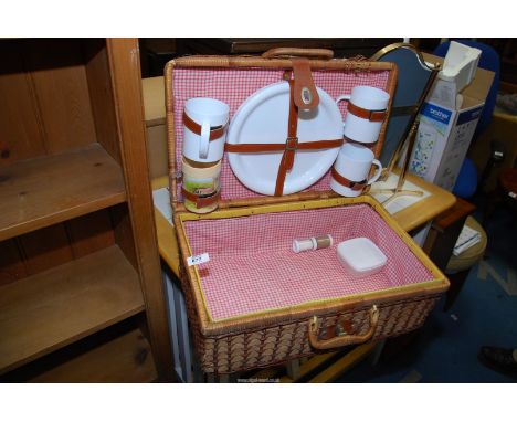 A Picnic hamper.