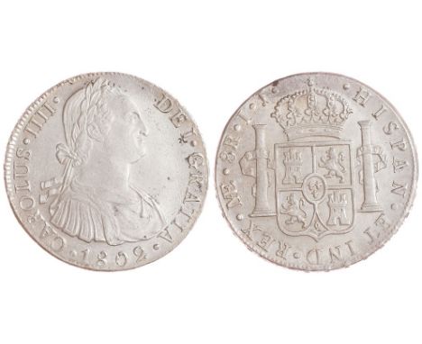 8 reales. 1802. Lima. IJ. Ar. CAL-657. MBC+/EBC-.