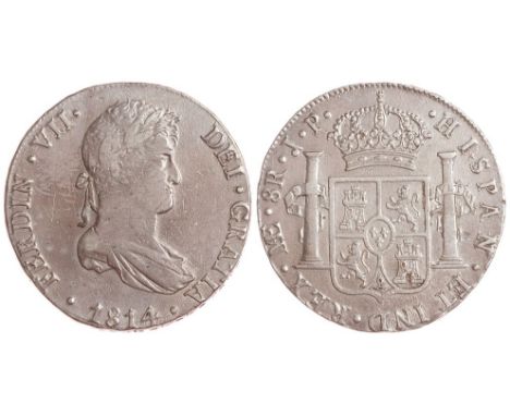 8 reales. 1814. Lima. JP. Ar. CAL-482. MBC-.