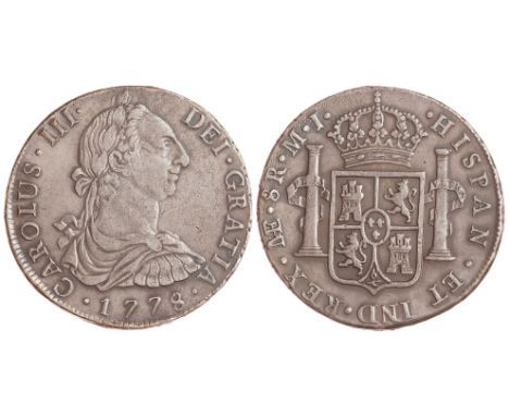 8 reales. 1778. Lima. MJ. Ar. CAL-859. MBC.