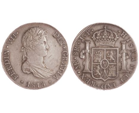 8 reales. 1813. Lima. JP. Atractiva. Ar. CAL-480. EBC+.
