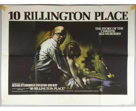 40+ British Quad film posters including 10 Rillington Place, Ransom, Raw Deal, Raise The Titanic, Made, Magic, Meteor, Let Th