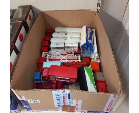 A box of diecast commercial circus vehicles etc including Corgi, Solido etc 