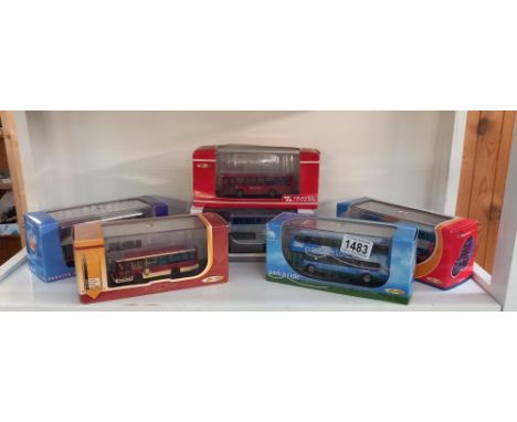 6 Creative Master Northcord 1/76 scale model buses 