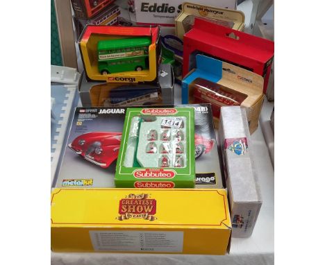 A good lot of mixed boxed diecast including Corgi, Matchbox, Lledo, Subbuteo etc 