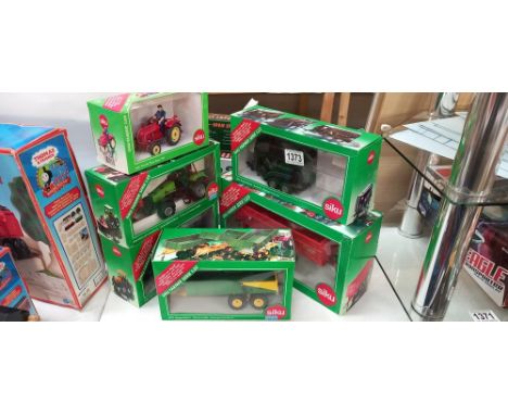 6 boxed Siku farmer series 1/32, series includes 3160 JCB, 3461 Porsche diesel super 308 etc 