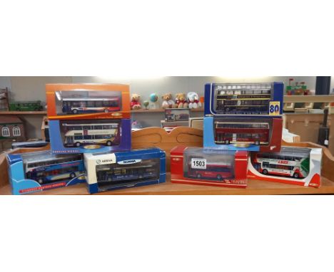 8 creative Master Northcord 1/76 scale model buses 