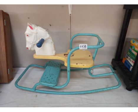 A vintage Tri-ang baby horse rocker COLLECT ONLY 