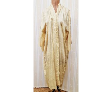 A 1930'S possible page boys outfit with a SILK blouse shirt, smocked detail to the bodice and sleeves with frilled front and 