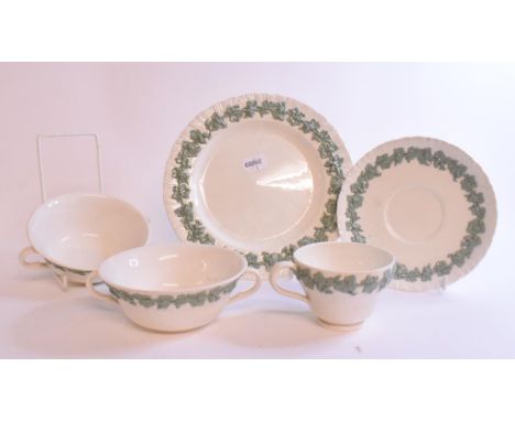 A Wedgwood part tea and dinner service, other ceramics, metalwares, books, and pictures (qty)