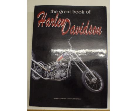 The Great Book of Harley Davidson, and other assorted volumes (box)