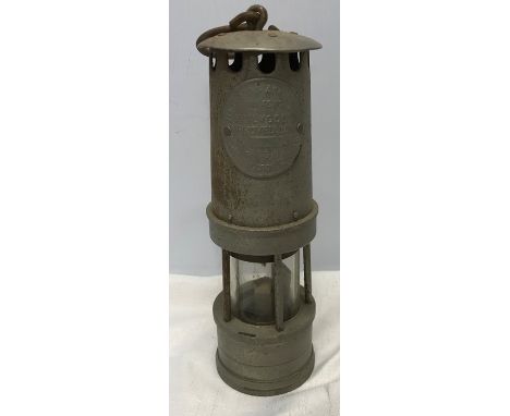 Metal and aluminium miners lamp, type 01-SA, Hailwood and Ackroyd Ltd, Morley, Leeds. 26cms h. Condition ReportSlight rust pi