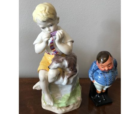 Royal Worcester handpainted figure, Month of the Year 'June' model no. 3456 modelled by E.G Doughty, 18cms h together with Ro