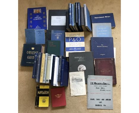 Maritime books, Mariners handbook, merchant Ships, Browns Pocketbook, The Loss of the Northfleet 1873, Orient Guide 5th editi