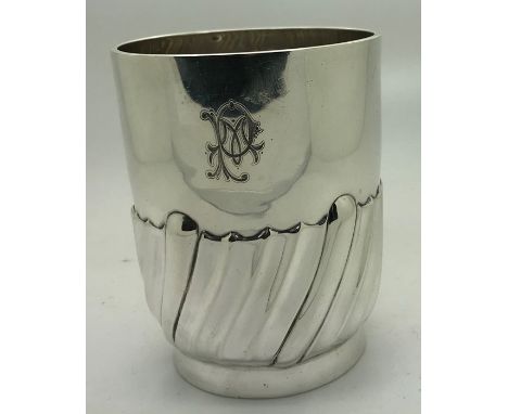 Silver mug, London 1898. William Hutton and Sons Ltd. 136.5gms. 