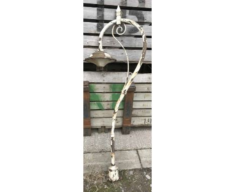 Vintage cast iron street lamp. 168cms h. 