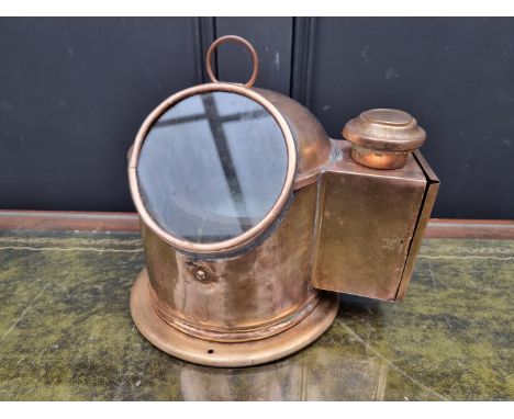A Sestrel brass ship's binnacle compass.&nbsp; 