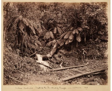 * Australia. An album containing approximately 96 photographs of New South Wales and Victoria, c .1870s, albumen print photog