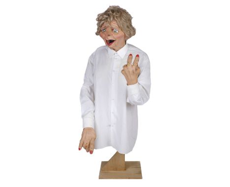* Margaret Thatcher Spitting Image puppet. An original Spitting Image satirical puppet of former British Prime Minister Marga