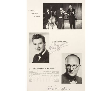 Royal Variety Performance. A group of 8 multi-signed Royal Performance programmes, at The Palladium and The Coliseum, London,