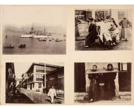 * China and the Far East. An album containing approximately 80 photographs of China and the Far East, c. 1930, gelatin silver