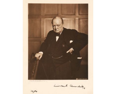 * Churchill (Sir Winston Leonard Spencer, 1874-1965), British statesman, soldier, and writer who twice served as Prime Minist