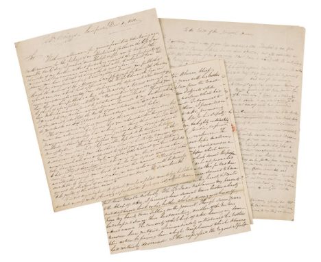 * Lander (John, 1806-1839), explorer of western Africa. Autograph Letter Signed, 'Jno. Lander', Liverpool, 10 December 1833, 