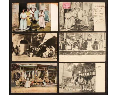 * Egypt Postcards. A good collection of approximately 450 postcards, mostly early 20th century, the majority of Egypt, includ