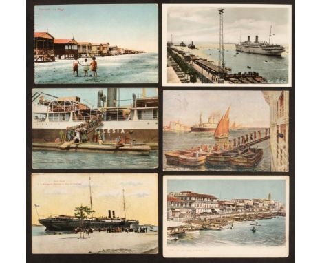 * Egypt Postcards. A good collection of approximately 450 postcards, early 20th century, mostly of Egypt and including temple