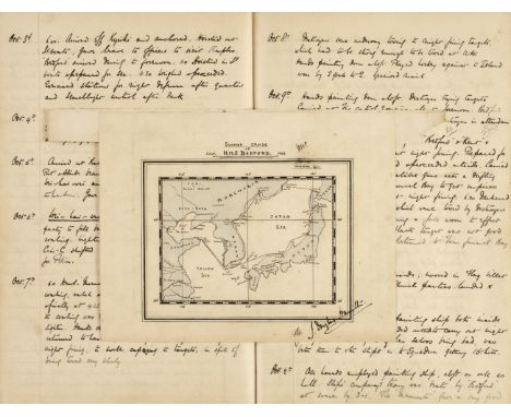 Midshipman’s Journal. Manuscript journal kept by J[ames] A[ngus] Douglas-Hamilton (1890-1972), on board H.M.S. King Alfred, A