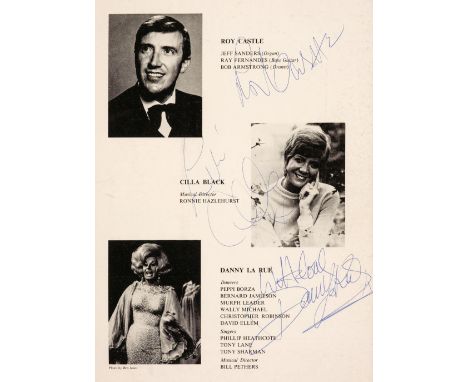 Royal Variety Performance. A group of 8 multi-signed Royal Performance programmes, at The Palladium, London, 1966-73, photo i