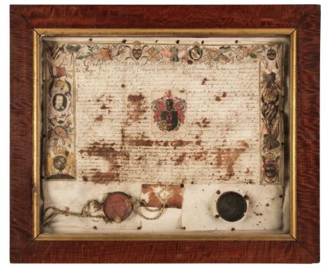 * Gustavus Adolphus (1594-1632), King of Sweden 1611-1632. Document Signed, Darsau, 26 September 1627, manuscript document on