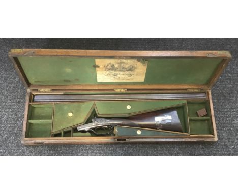 PLEASE NOTE LEGAL DISCLAIMER FOLLOWING THIS DESCRIPTION.&nbsp;&nbsp;An unusual and collectible cased Charles Lancaster double
