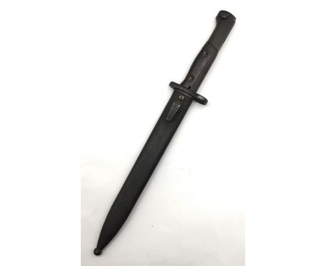 A Belgian FN Model 1949 bayonet, lacking any Belgian issue marks, which would suggest it was made for export to one of a numb