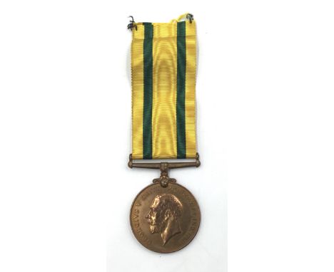 A WW1 Territorial Force War Medal, awarded to 3756 Pte James Hobbs of the 2/4th Somerset Light Infantry. Manufactured in bron