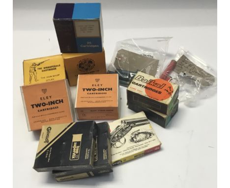 A Box of assorted unusual collectors’ cartridges including 7 x French 32 bore, 1 x Belgian metal cased 32 bore, 4 x plastic c