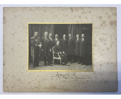 A scarce collection of late 19th and early 20th century photographs, depicting the last King of Portugal (one signed example)