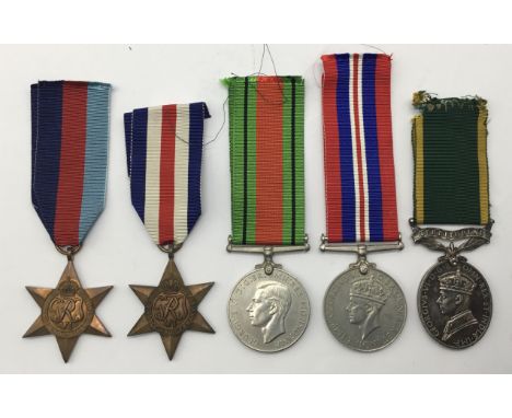A WW2 / Territorial Efficiency medal group, awarded to 5048992 Pte R. Dutton of the 6th Battalion North Staffordshire Regimen