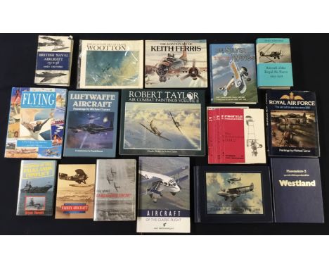 A good collection of aviation related books, covering the eras of WW1 through until modern times. To include: a rare copy of 