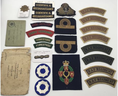 A selection of WW1, WW2, and later items. To include: documents relating to T/041366 Driver James Bull of 874 Company Royal A