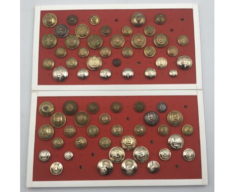 A good selection of 19th and 20th century British military tunic buttons. To include examples for: the Royal Dublin Fusiliers