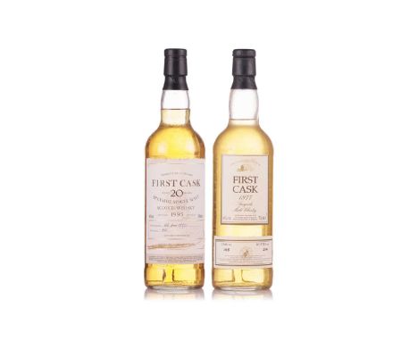 Two bottles of First Cask Whisky: a Benrinnes Speyside Single Malt Scotch Whisky, 20yr, Distilled in 1995, 46%, 70cl, Limited