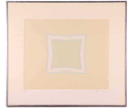 Tess Jaray (b.1937) Austrian, 'Atrium', screenprint editioned 25/40, signed lower right and dated '67, image 38 cm x 45 cm, s