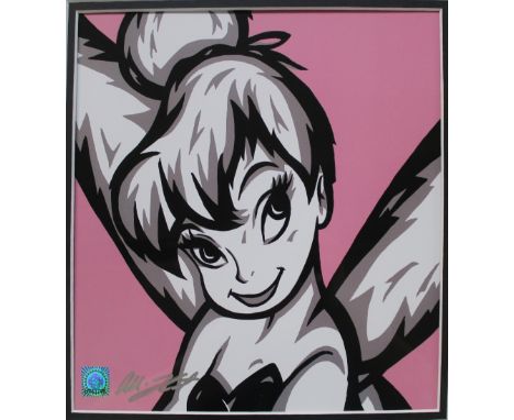 ALLISON LEFCORT; lithograph on paper 'Pink Tink', 2006, 25 x 25cm, certificate verso.