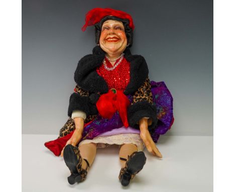 From Katherine's Collection at Silver Lake, this 28-inch Eula doll brings whimsical personality to life with a strikingly exp