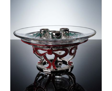 This festive Swarovski crystal candleholder was part of the 2013 SCS Holiday Collection and was exclusively available in the 