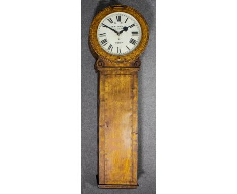 A late 19th/early 20th Century grained metal cased British Rail (Southern) "Station Regulator" by John Walker, 1 South Moulto